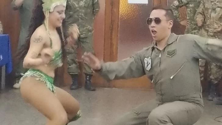 Mendoza: escándalo en la Fuerza Aérea por un festejo del Día del Padre con bailarinas