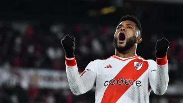 Con triplete de Miguel Borja, River le ganó 3 a 1 Tigre