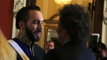 El presidente Milei participó en El Salvador de la ceremonia de asunción de Bukele