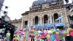 Continúa la fiesta de la Independencia en la explanada de Casa de Gobierno