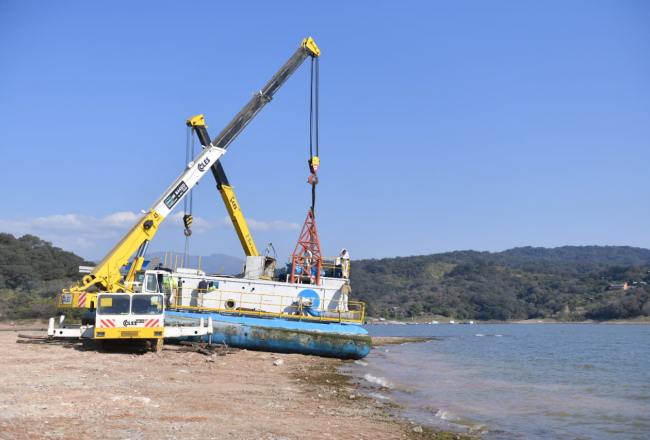 La balsa “La Niña” será restaurada para garantizar agua potable