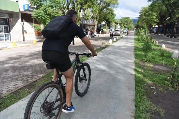 La Municipalidad evalúa colocar bicisendas en la avenida Mate de Luna