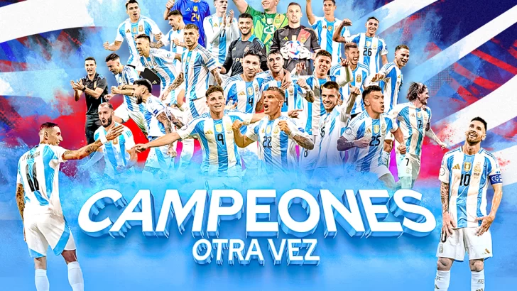 Argentina bicampeón de la Copa América