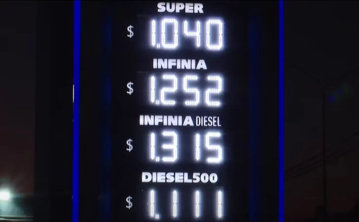 Nuevo incremento en el precio de los combustibles: naftas y gasoil suben entre 3% y 4%