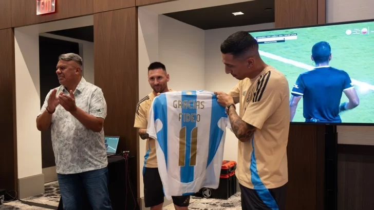 La emotiva despedida de la Selección Argentina a Ángel Di María