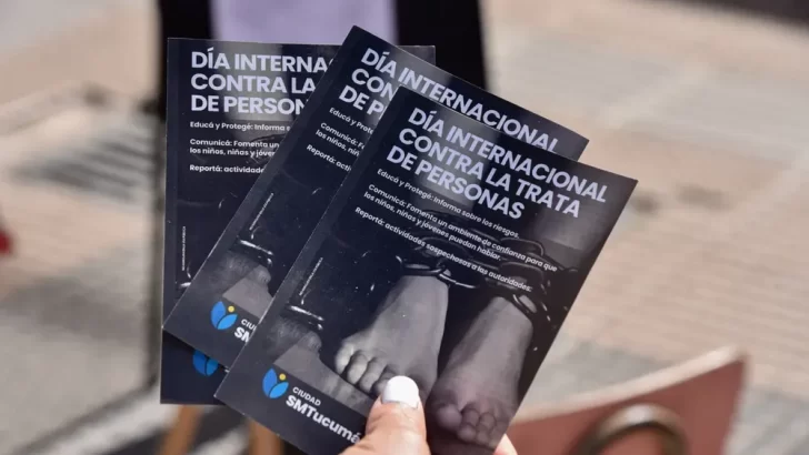 Jornada de concientización por el Día Mundial contra la Trata de Personas