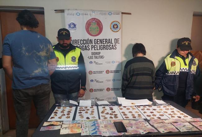 Detuvieron a dos personas que vendían galletitas de marihuana a jóvenes