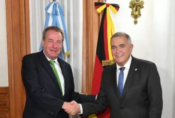 Jaldo recibió al embajador de Alemania en Argentina, Dieter Lamlé