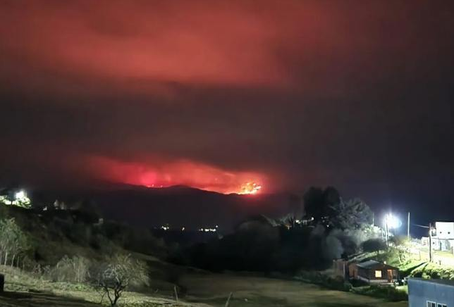 Incendio en los Valles: 400 hectáreas afectadas