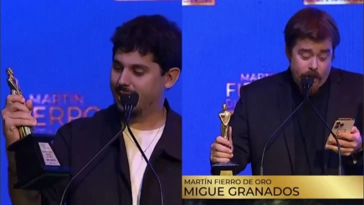 Lucas Rodríguez y Migue Granados ganaron el Martín Fierro Digital de Oro 2024