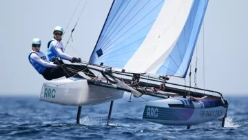 París 2024: Mateo Majdalani y Eugenia Bosco ganaron la medalla de plata en Vela