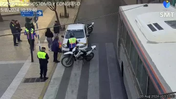 Denunciaron al taxista que agredió a un agente de Tránsito municipal