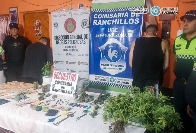 Secuestraron un revólver, municiones y marihuana durante dos allanamientos