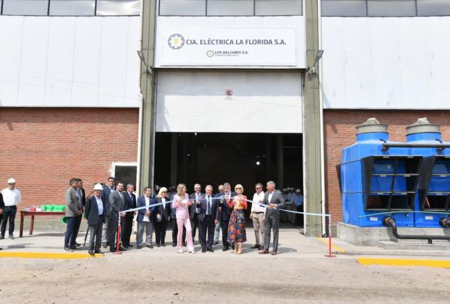 Se inauguró una nueva planta de cogeneración de energía eléctrica en el Ingenio La Florida