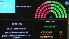 El Senado aprobó en general la Boleta Única de Papel