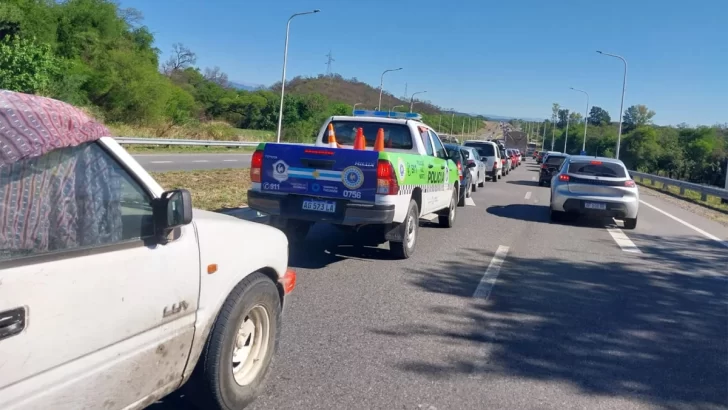 Un siniestro vial en la ruta 9 generó demoras en el tránsito