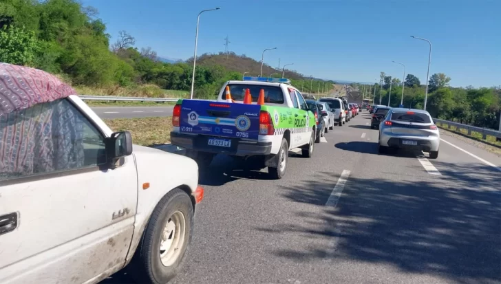 Un siniestro vial en la ruta 9 generó demoras en el tránsito