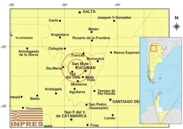 Un sismo de 3,6 grados sacudió a Tucumán durante la noche