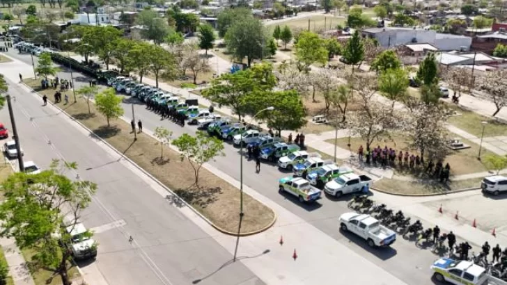 Operativo: 700 policías y 100 móviles realizan un despliegue territorial preventivo