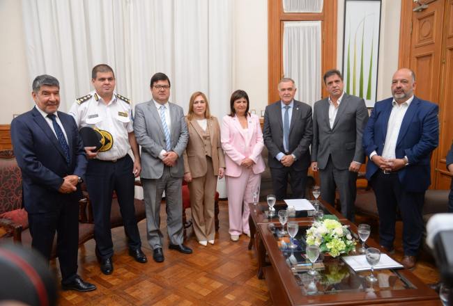 El gobernador Jaldo recibió a la ministra de Seguridad de la Nación Patricia Bullrich