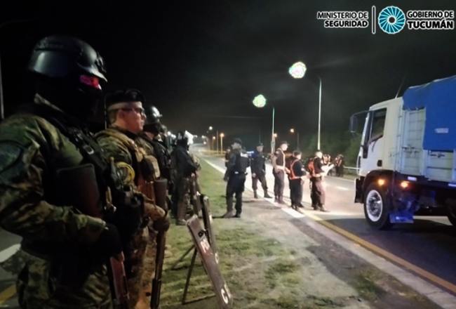 Gran despliegue policial con controles de refuerzos al Operativo Lapacho