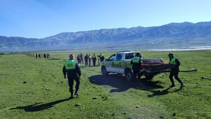 La Policía tiene la orden de impedir usurpaciones de tierras en El Mollar