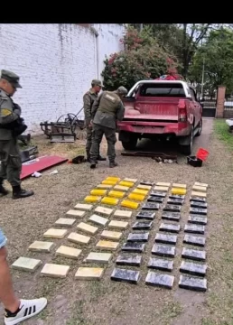 Gendarmería Nacional secuestra más de 84 kilos de cocaína en un operativo