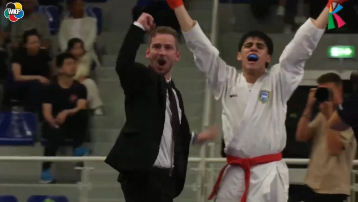 Tiene 14 años, es tucumano y brilla en el karate internacional