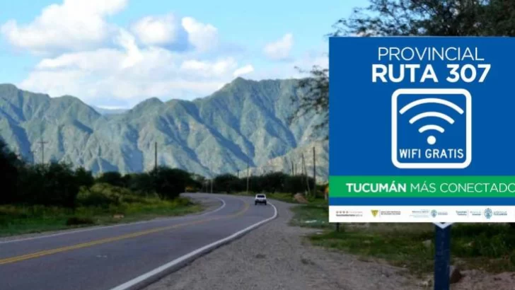 La Ruta Provincial 307 tendrá conectividad a Internet