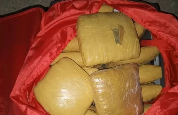 Personal policial secuestró 25 kilos de marihuana