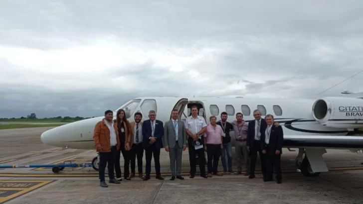 La Provincia vuelve a contar con uno de los aviones sanitarios propios