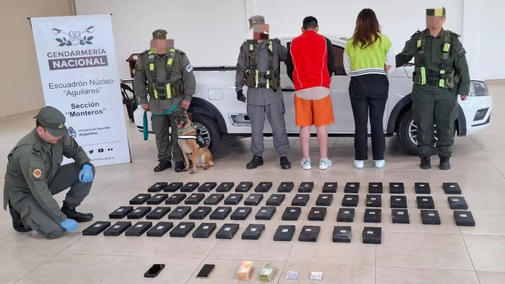 Secuestraron más de 60 kilos de cocaína en un operativo en Tucumán