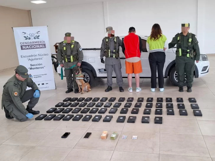 Secuestraron más de 60 kilos de cocaína en un operativo en Tucumán