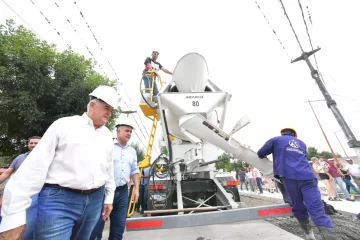 Jaldo recorrió las obras que se realizan sobre la ruta provincial 329