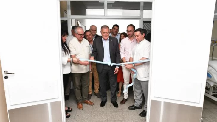 Jaldo dejó inaugurado el nuevo Shockroom del hospital Padilla