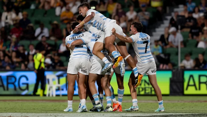 Los Pumas 7s aplastaron a Australia y se consagraron bicampeones del Seven de Perth