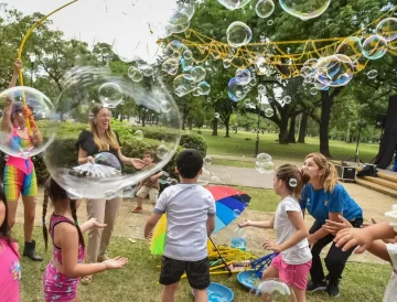 Regresó el Circuito Municipal de las Infancias en el Parque 9 de Julio