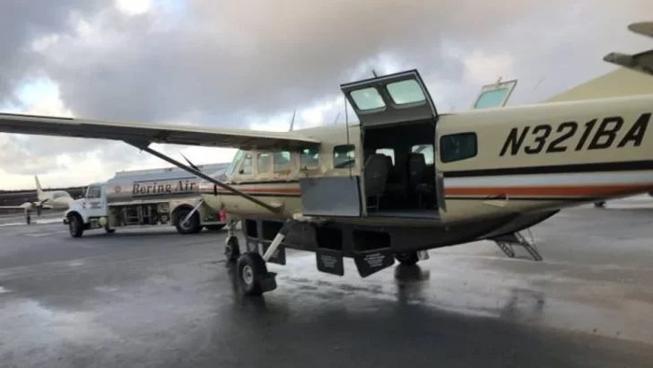 Desapareció un avión con diez personas a bordo en Alaska