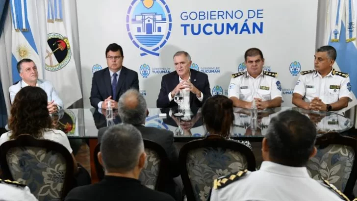 Jaldo y la Plana Mayor anticiparon nuevas incorporaciones de equipamiento policial