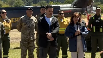 Patricia Bullrich y Luis Petri anunciaron en El Bolsón la creación del Consejo Federal de Emergencias