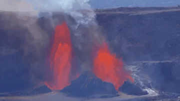 El volcán Kilauea de Hawái volvió a entrar en erupción