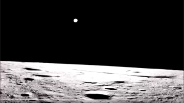Foto: así se ve un amanecer en la Luna