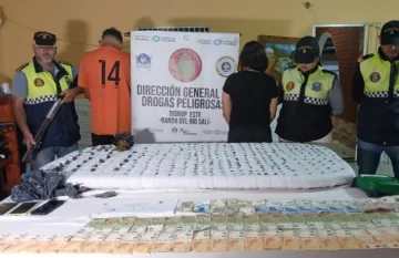 Una mujer quedó detenida luego de ocho allanamientos por venta de drogas